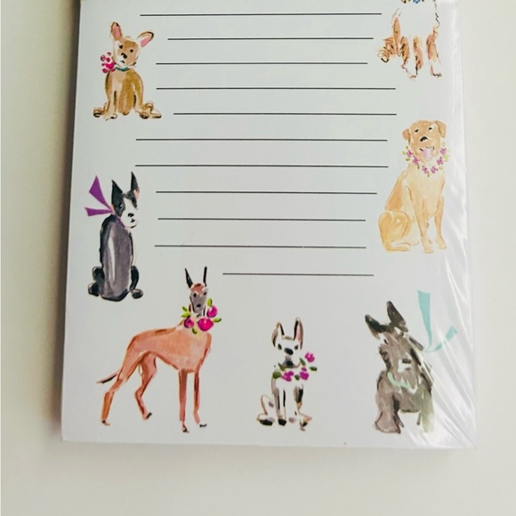 New Dog Notepad "Notes" Very Tall Notepad 100 Pages Magnet Eccolo - Picture 13 of 16